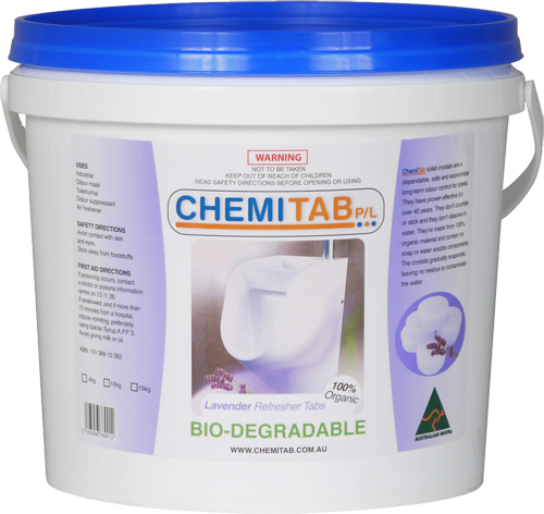 ChemiTab Lavender Urinal Toilet Blocks 4kg